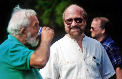 L-R: Mike Andrews, Barry Bell and Mark Wicken (Optimists Reunion, 1998)
Photograph submitted by Jim Patten
Keywords: 1998
