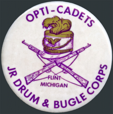 Button for Opti-Cadets of Flint Michigan
Submitted by John Shearer
Keywords: button