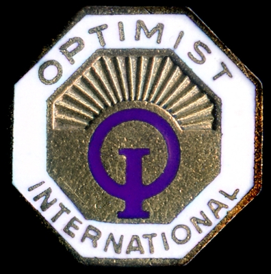 Optimist Club lapel pin
Submitted by Mike Thys
