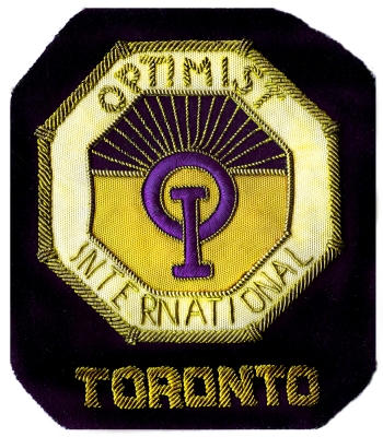 Optimists Club Crest: Toronto, Ontario
