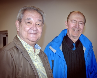 Ron Chong and Richard Boehnke (Remembering Paul Thompson, 2015)
Photo by Eric McConachie
Keywords: 2015