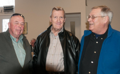 Rick Shearer, Mel Dey and Brian Byrne (Remembering Paul Thompson, 2015)
Photo by Eric McConachie
Keywords: 2015