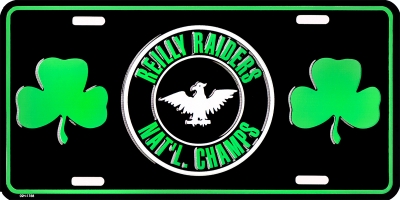 Reilly Raiders Licence Plate

