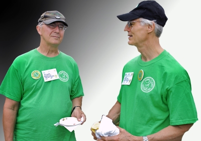 L-R: Richard and Hans Boehnke (Optimists 50th reunion, 2008)
Original version by Peter McCusker
Keywords: 2008