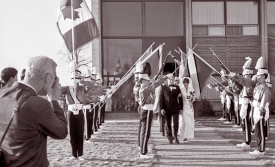 Toronto Optimists' Honour Guard (Vern & Jennifer Johansson's wedding, April 11, 1970)
Photo by Don Daber
Keywords: 1970