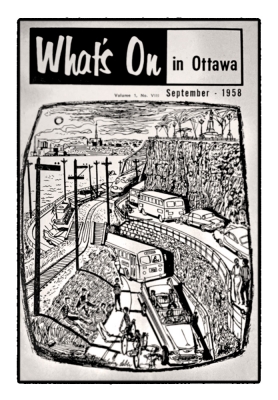 Don's art work for "What's On In Ottawa" (1958)
Created by Don Daber
Keywords: 1958