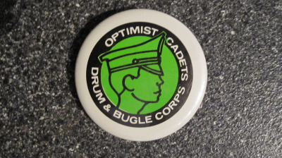 Optimist Cadets button, Early 1970s
Submitted by Judy Ferguson
Keywords: 1970 button