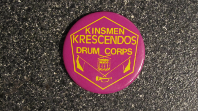 Button for Kinsmen Krescendos of Peterborough, Early 1970s
Submitted by Judy Ferguson
Keywords: 1970 button