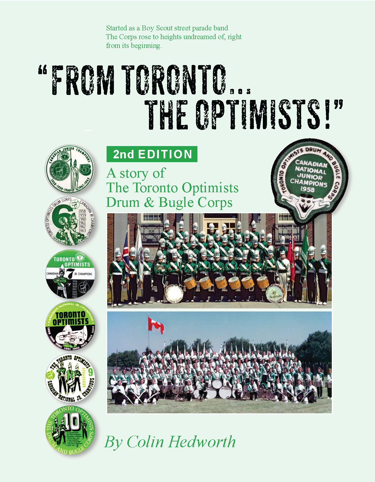 Graphic for: Colin Hedworth's book on the History of the Optimists