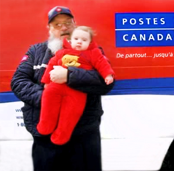 Photo of Rob Trimble and his grand-daughter